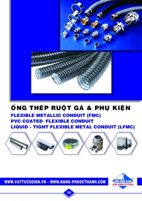 Ống ruột gà lõi thép Nano Phước Thành®  (NANO PHUOC THANH®  Flexible Metallic  conduit) 
