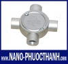Hộp nối ống ren BS4568 4 ngã  Nano Phước Thành® (Nano Phước Thành®  BS4568  Junction screw box with  