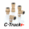 Đầu nối khí Camozzi C-Truck 9000 - Chuyên dụng cho các hệ thống thắng (phanh) khí xe hơi