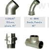 Malelable pipe fitting
