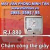 Máy Chấm Công Ronald Jack RJ 880 In Búa, Đẹp, Bền tại Cty Minh Tân 39845594