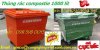 Cung cấp thùng rác composite 1000 lít  dùng cho nhà máy