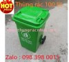 Thùng rác nhựa HDPE dung tích 100 lít