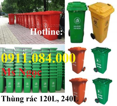 Sỉ lẻ thùng rác nhựa Sài Gòn 120L 240L