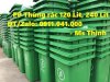 Chuyên bán thùng rác môi trường 120lit 240lit