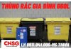 Bán thùng rác nhưa HDPE 120lit 0911041000