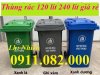 Thanh lý thùng rác nhựa giá rẻ, thùng rác 120L 240l
